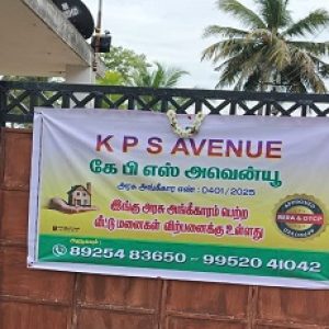 New Plot Opportunity at KPS Avenue – Kalasapakkam!